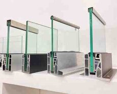 Məhəccər Glass railing pl 08456