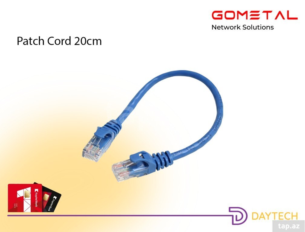 Şəbəkə kabeli (Patch Cord) 20sm Şəbəkə kabeli (Patch Cord) 20sm