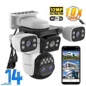 WiFi PTZ kamera 360FHD 12MP, 4K+64GB WiFi PTZ kamera 360FHD 12MP, 4K+64GB