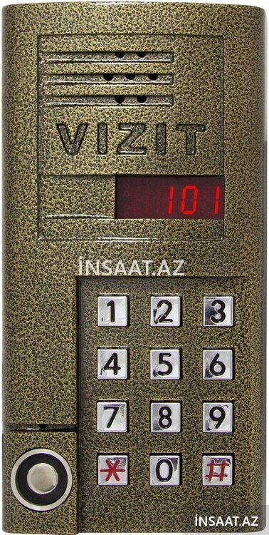 Bina bloklarina domofon sistemi Bina bloklarina domofon sistemi