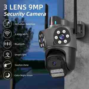 Wi-Fi PTZ kamera 360FHD 12MP, 4K+64GB Wi-Fi PTZ kamera 360FHD 12MP, 4K+64GB