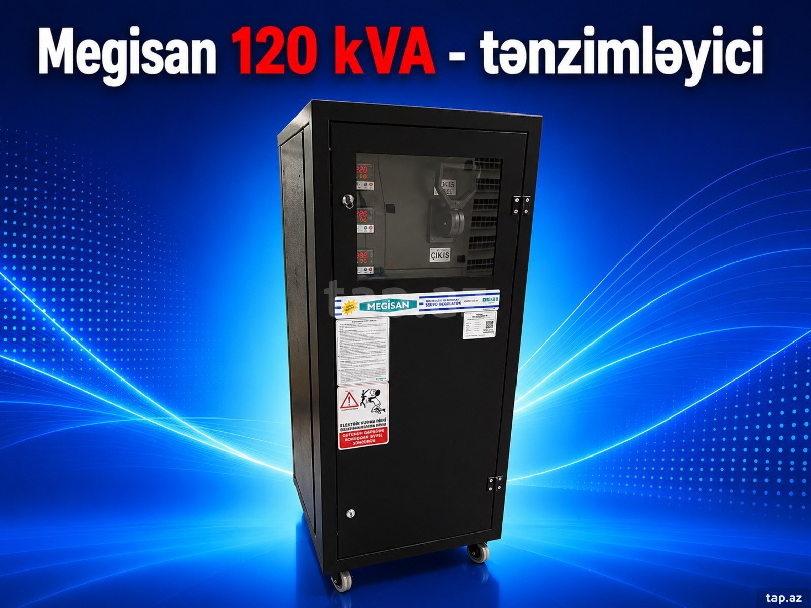 MEGİSAN 120 kVA tənzimləyici MEGİSAN 120 kVA tənzimləyici