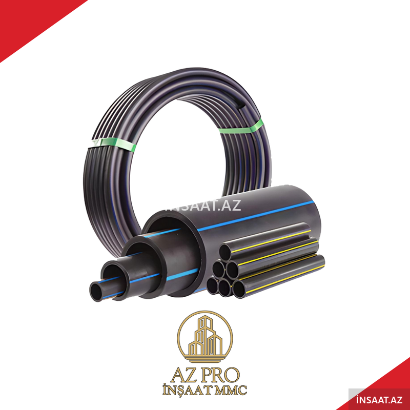 hdpe (polietilen - qara) borular hdpe (polietilen - qara) borular