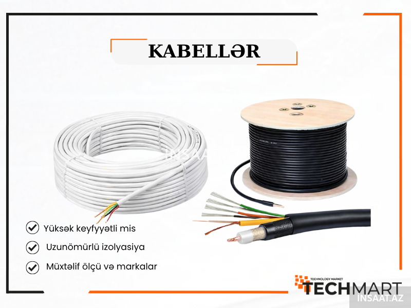 Cat5, Cat6 və Cctv kabelləri Cat5, Cat6 və Cctv kabelləri