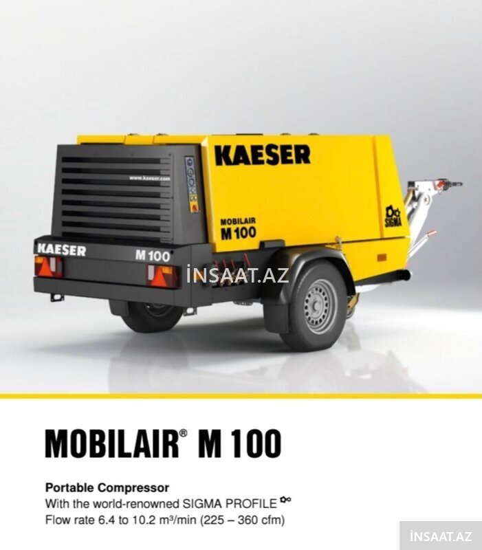 Kaeser M100 Mobil hava kompressoru (Mobile Air Compressor) Kaeser M100 Mobil hava kompressoru (Mobile Air Compressor)