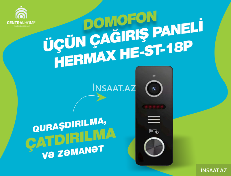 Domofon üçün çağrış paneli Hermax He-st-18p Domofon üçün çağrış paneli Hermax He-st-18p