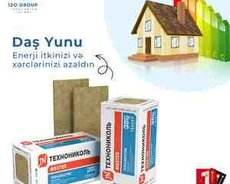 Səs izolyasiyası TEXNOAKUSTİK (Daş Yunu)