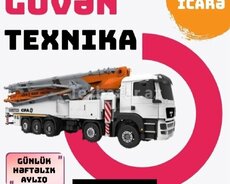 Beton Pompa icarəsi