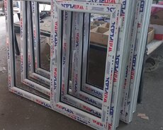 Plastik Pəncərə Təzə 130xhündürlük 140=130 man 140 *140 =140 man