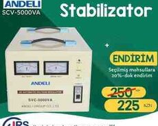 Tənzimləyici Andeli SCV-5000 VA 110V