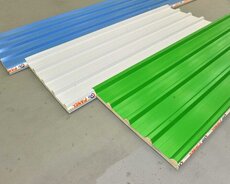 Sendviç panel Pur, Pir, daş yunu