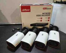4 Honeywell İp kamera, 1 Dahua NVR, 2 Tb hard disk