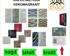 Metlax kafel keromaqranit tamet aqlay Kredit nəğd taksit