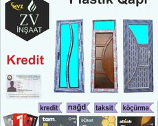 Plastik qapı, 70x200 sm, Yeni, Zəmanətli, Pulsuz quraşdırma