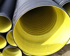 Qofralı (qarmoşka, koruge) boru 600 mm