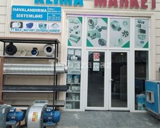 Havalandırma sistemlərinin satışı