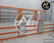 Aptek vitrin mebeli sifarişlə hazırlanması