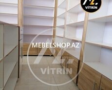 Mağaza mebel vitrini sifarişi