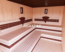 Sauna tikintisi və təmiri