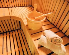 Sauna vedrə qaşıq sauna aksesuarları