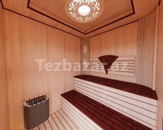 Sauna yıgılması Sauna tikintisi və təmiri Bakida