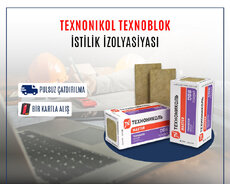 Texnonikol texnoblok standart daş yunu istilik izolyasiyası