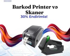 Barkod printer və skaner