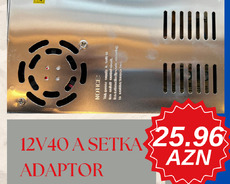 12V40 A Setka Adaptor Kompaniyası