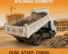 Qum,otsep,şeben satişi və bütün növ tullantıların atılması