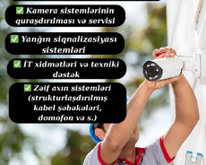 Peşəkar Kamera Quraşdırılması və Servisi