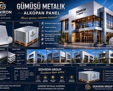 Gumusu metalik alkopan panel