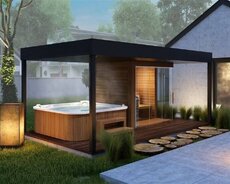 Outdoor Sauna tikintisi