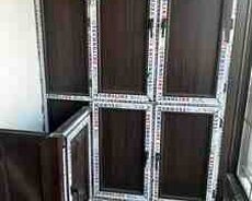 Plastik qapı və pəncərə