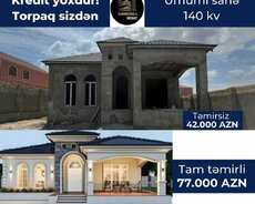 140 kvadratlı evin tikintisi və təmiri