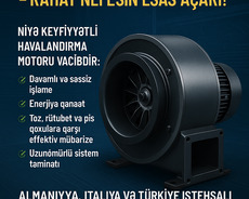 Havalandırma sistemləri və fan matorlar