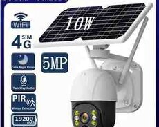 4G sim kartli Solar PTZ Smart 360 kamera 3MP