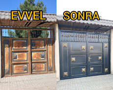 Darvazaların renglenmesi təmir xidmət
