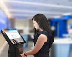 Randa Touch screen ekranlı "K21 Dikey" növbə kiosku