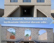 En uygun qiymətlə Həyət evi tikintisi