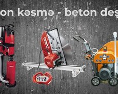 Beton kəsmə xidməti