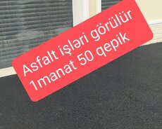 Asfalt işləri görülür 1m 50 qəpik