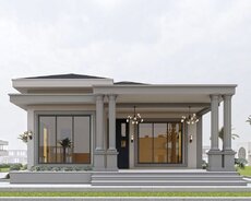 130 kvadratlı evin tikintisi