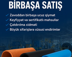 Koruge (qofralı, qarmoşka) boru 110