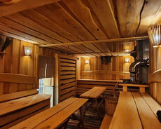 Sauna Lipa taxtası Vəhşi üslub