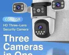 Wi-Fi PTZ kamera 360FHD 8MP, 4K+64GB