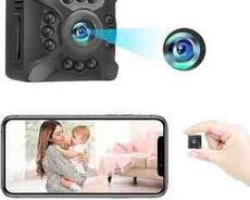 Wi-Fi batareyalı mini kamera 1.2gün enerji+32GB