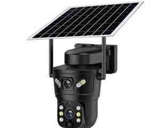 4G sim kartlı Solar 360 FHD kamera 6MP+64GB