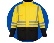 Kişi işçi gödəkçəsi