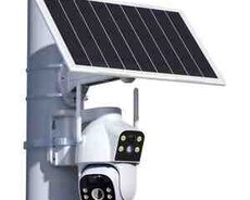 4G sim kartlı solar 360 FHD kamera 8MP, 4K+64GB