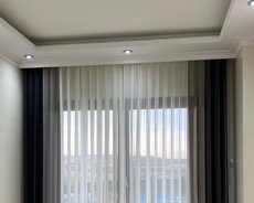 Dikey tül pərdə modeli